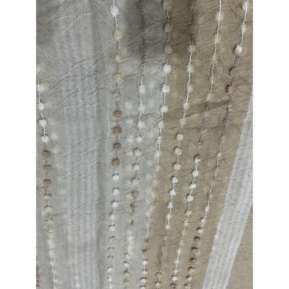 Icing Infinity Scarf  One Size Beige White Neutral Lightweight Acrylic Blend NWT - Picture 3 of 10